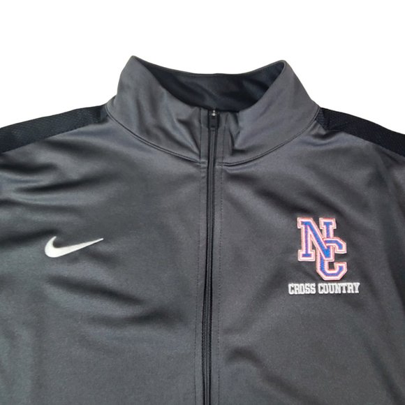 Nike Warm Up Track Jacket Youth Large Black Training Full Zip North Carolina NC - Picture 7 of 9